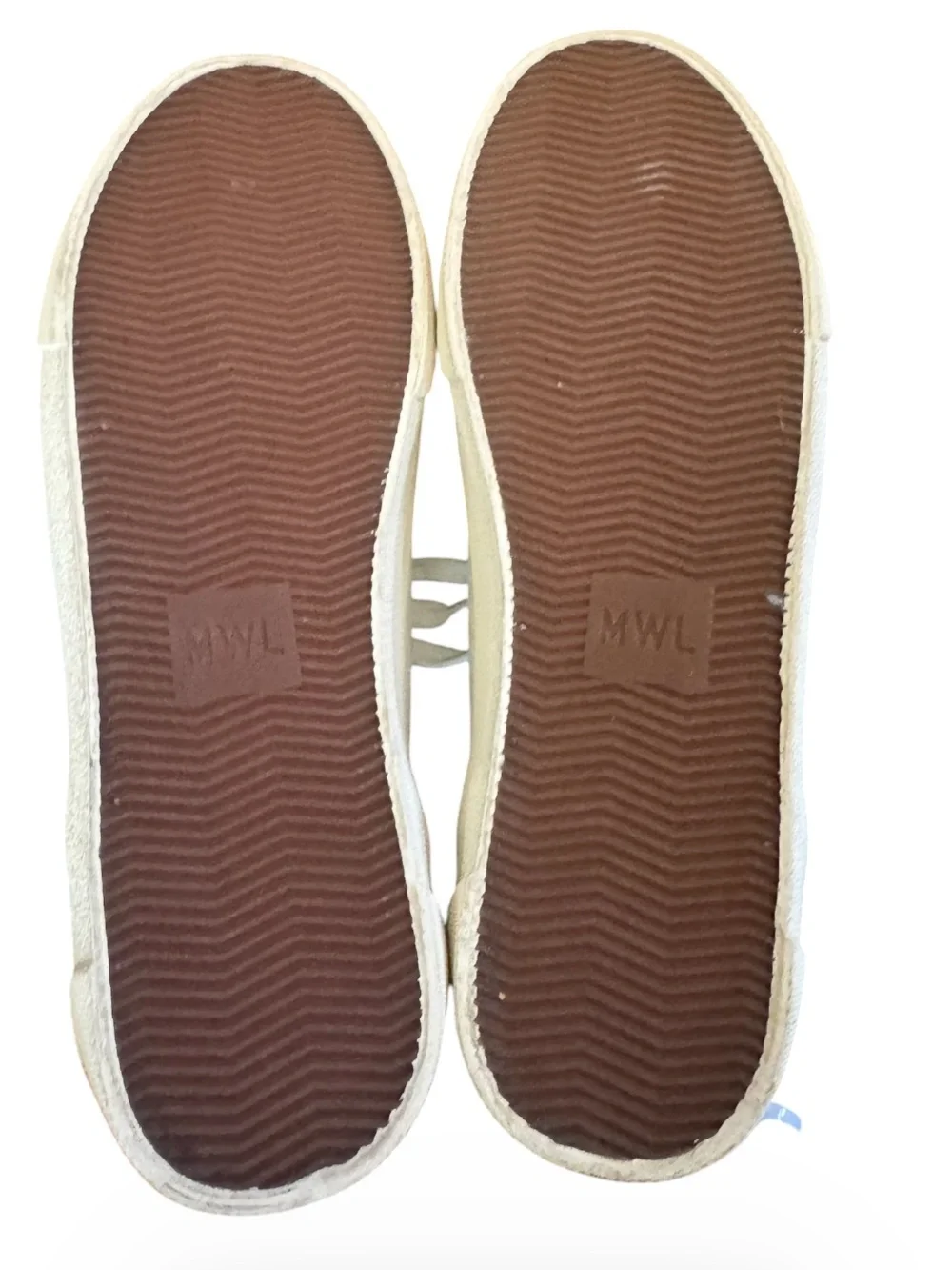 Madewell MWL Sidewalk Low Top Sneakers White Size 7